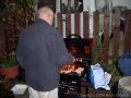 Dad cooks the sausages!