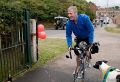 Jack arrives in Cromer: 7 August 2010<br />100 miles with a bad back!