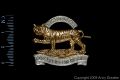 <b>The Royal Leicestershire Regiment (Post 1946)</b><br />Formed in 1688, the regiment was named after it's colonel until 1751 when it became 17th Regiment of Foot and later in 1782 , the 17th (Leicestershire) Regiment of Foot.<br>In 1881, as part of the Childers reforms, the regiment incorporated the local militia and rifle volunteers and became thee Leicestershire Regiment.<br>In 1946 the regiment was granted 'royal' status, becoming the Royal Leicestershire Regiment.<br>In 1948 the regiment became part of the Forester Brigade.<br>In 1963 the Forester Brigade was dissolved, with the Royal Leicesters and Royal Lincolns moving to the East Anglian Brigade where they joined the 1st, 2nd and 3rd East Anglian Regiments.<br>In 1964, The Royal Leicestershire Regiment was amalgamated into The Royal Anglian Regiment.