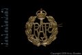 <b>The Royal Air Force (King's Crown)</b><br />Founded on 1 April 1918, the Royal Air Force is the oldest independent air force in the world.<br>It was formed by the amalgamation of the Royal Flying Corps and the Royal Naval Air Service.