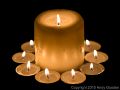 A project to take a photograph every day for a month during November 2015.<br />Day 8: Candle by Candlelight<br />Camera: Nikon D800; Lens: Nikkor 105mm f2.8 Micro<br />Exposure: 1/40 sec; f/3; ISO 100; Exp Comp. -1ev