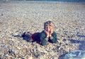 June 1974 to August 1974<br />Lance on the beach at Dunwich<br>August 1974