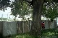 Dallas, Texas<br />The fence from behind which they think the other<br> shot may have been fired